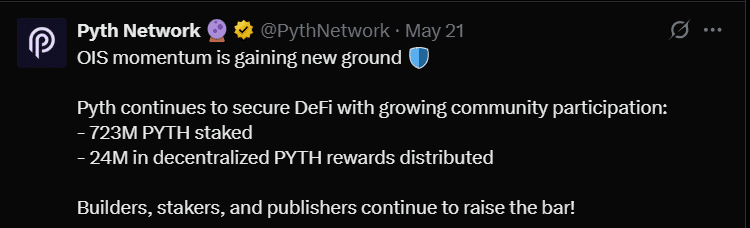 PYTH Tweet