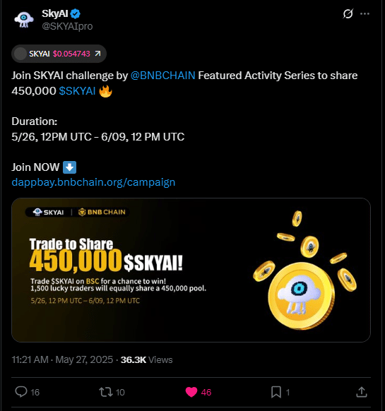 SKYAI Tweet