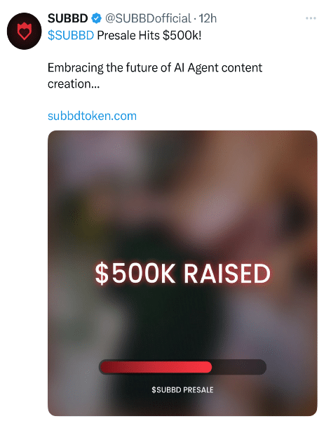 SUBBD Tweet