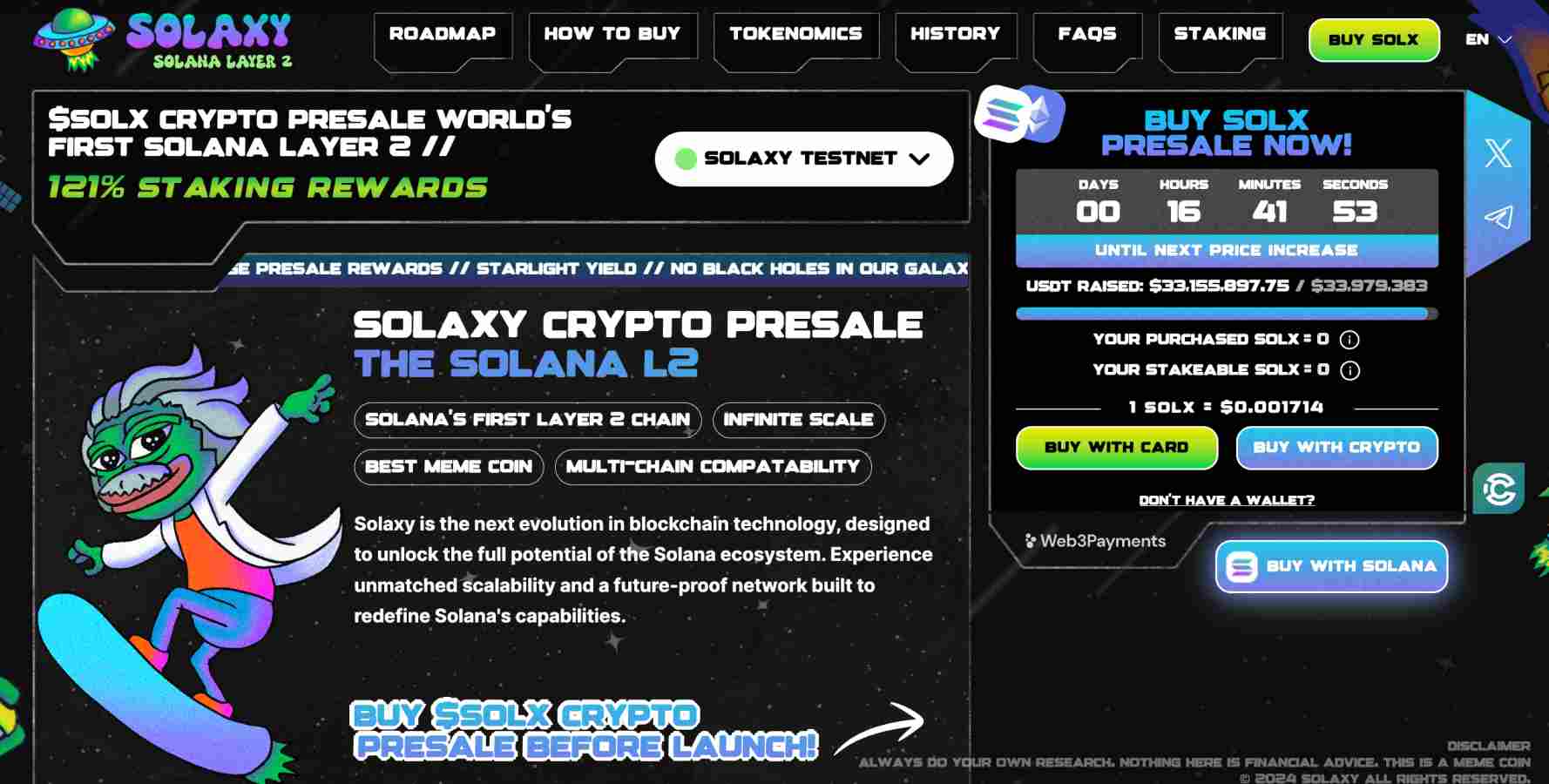 Solaxy presale