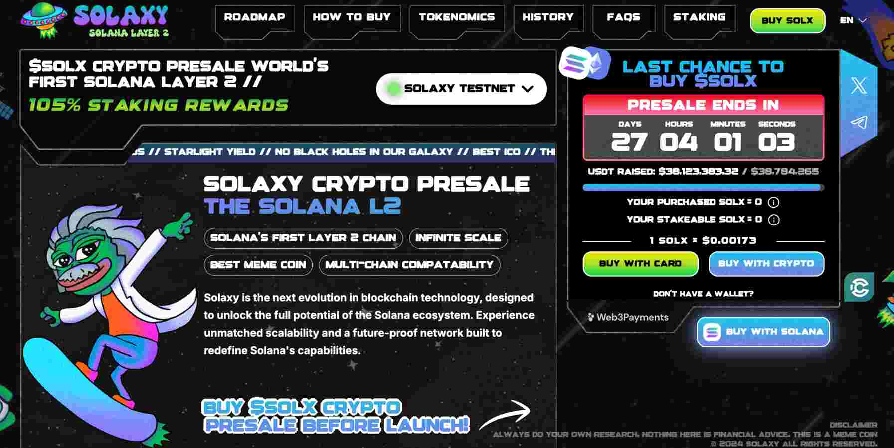 Solaxy presale