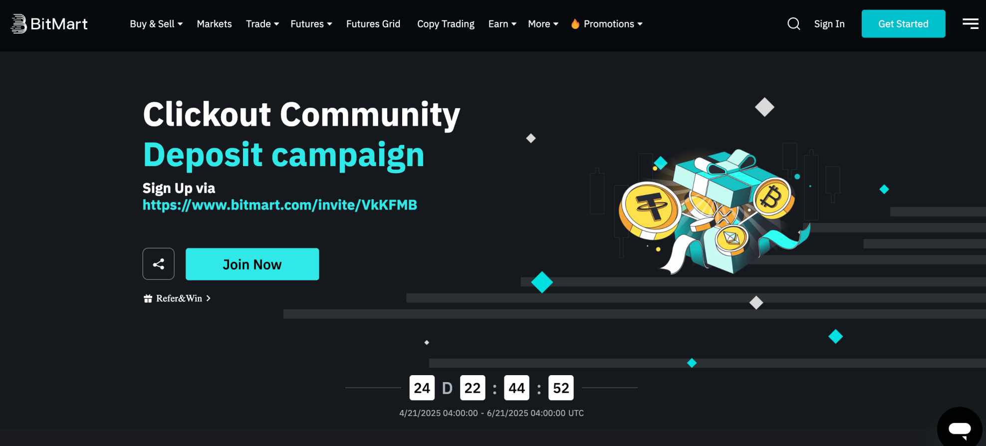 Bitmart bonus