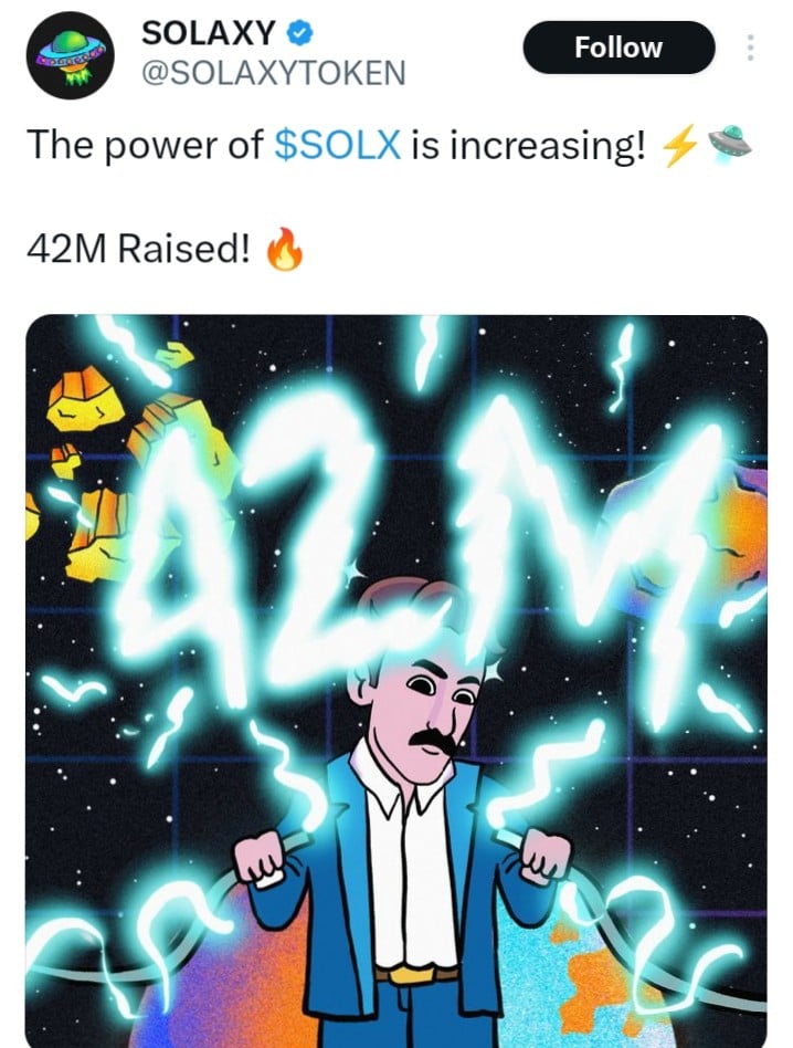 Solaxy tweet