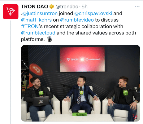 TRX Tweet