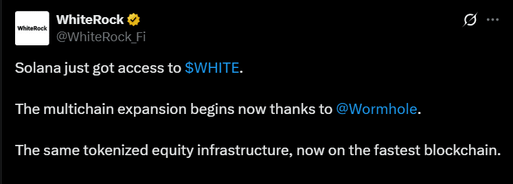 WHITE Tweet
