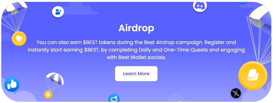 Best Wallet crypto airdrop