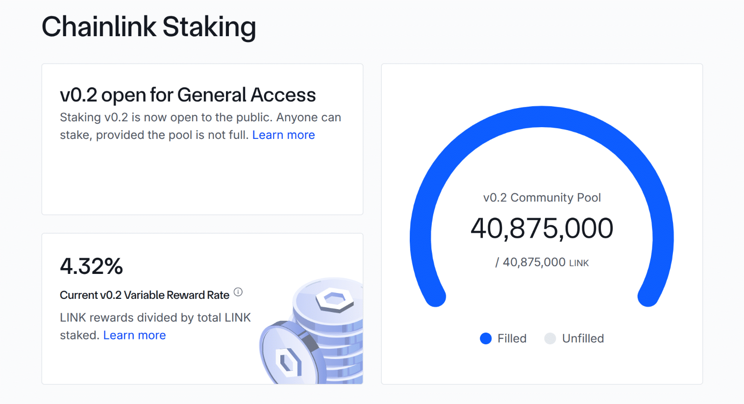 chainlink staking
