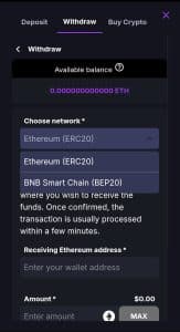 coincasino withdrawal step 2