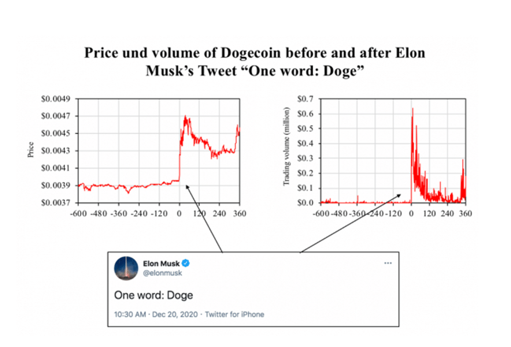 dogecoin Musk effect diagram