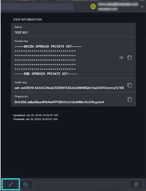 Encrypted backup tool