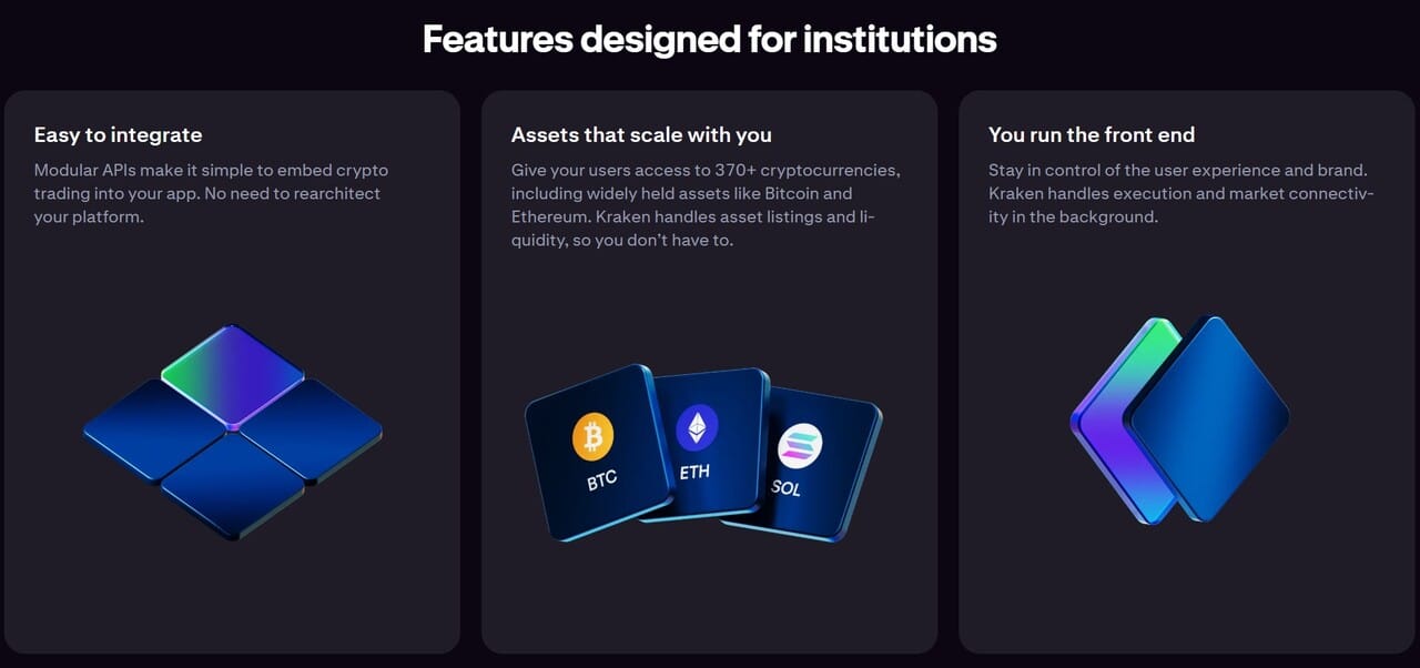 kraken embed institutional