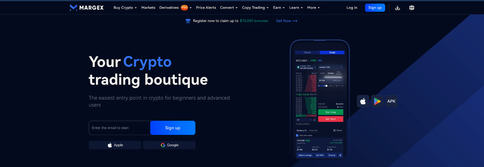 margex crypto trading platform