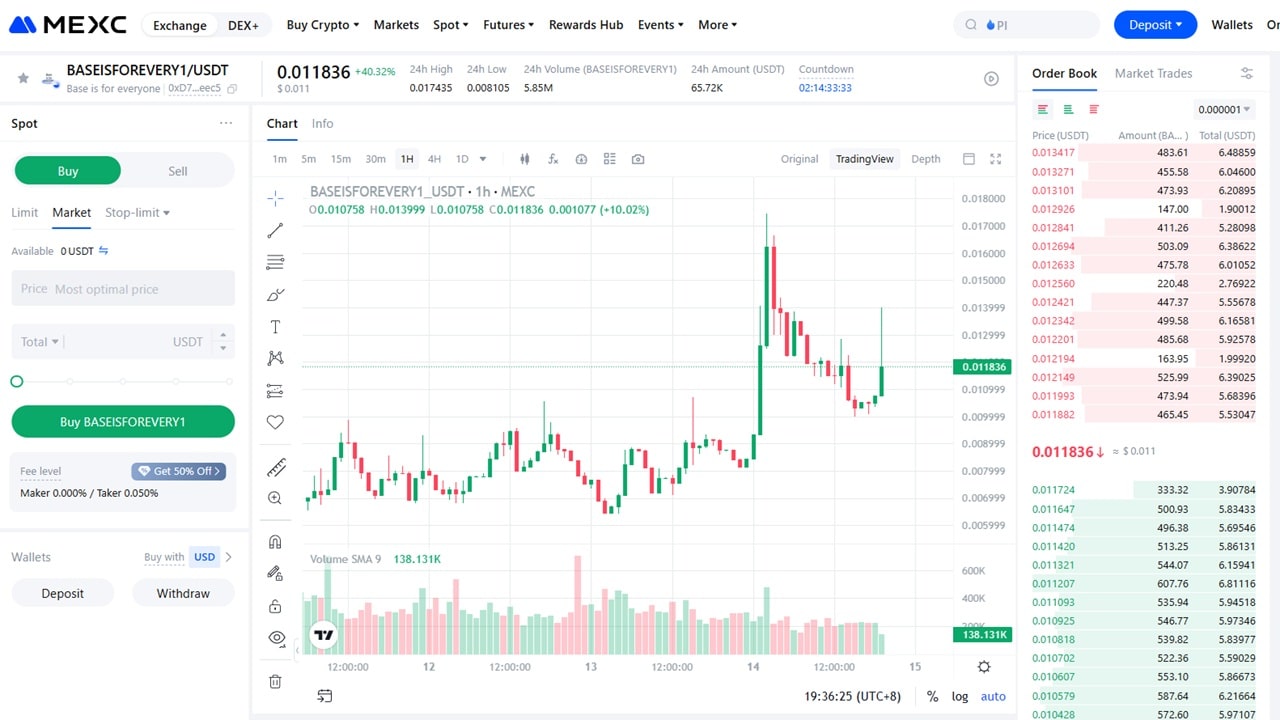 Base is for everyone buy on mexc