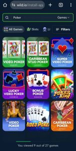 wild.io poker games