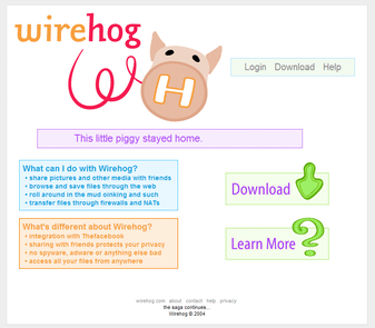 Wirehog screenshot