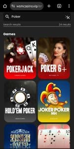 wsm poker