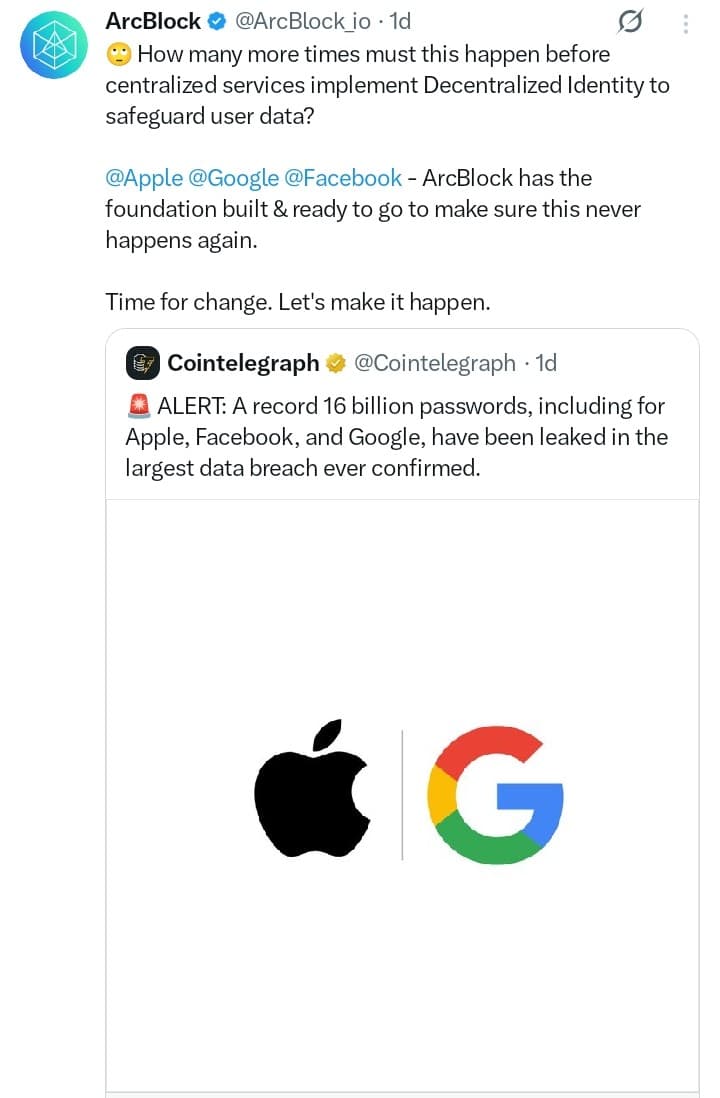 Arcblock tweet