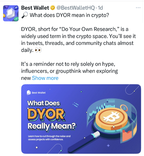 BEST Tweet