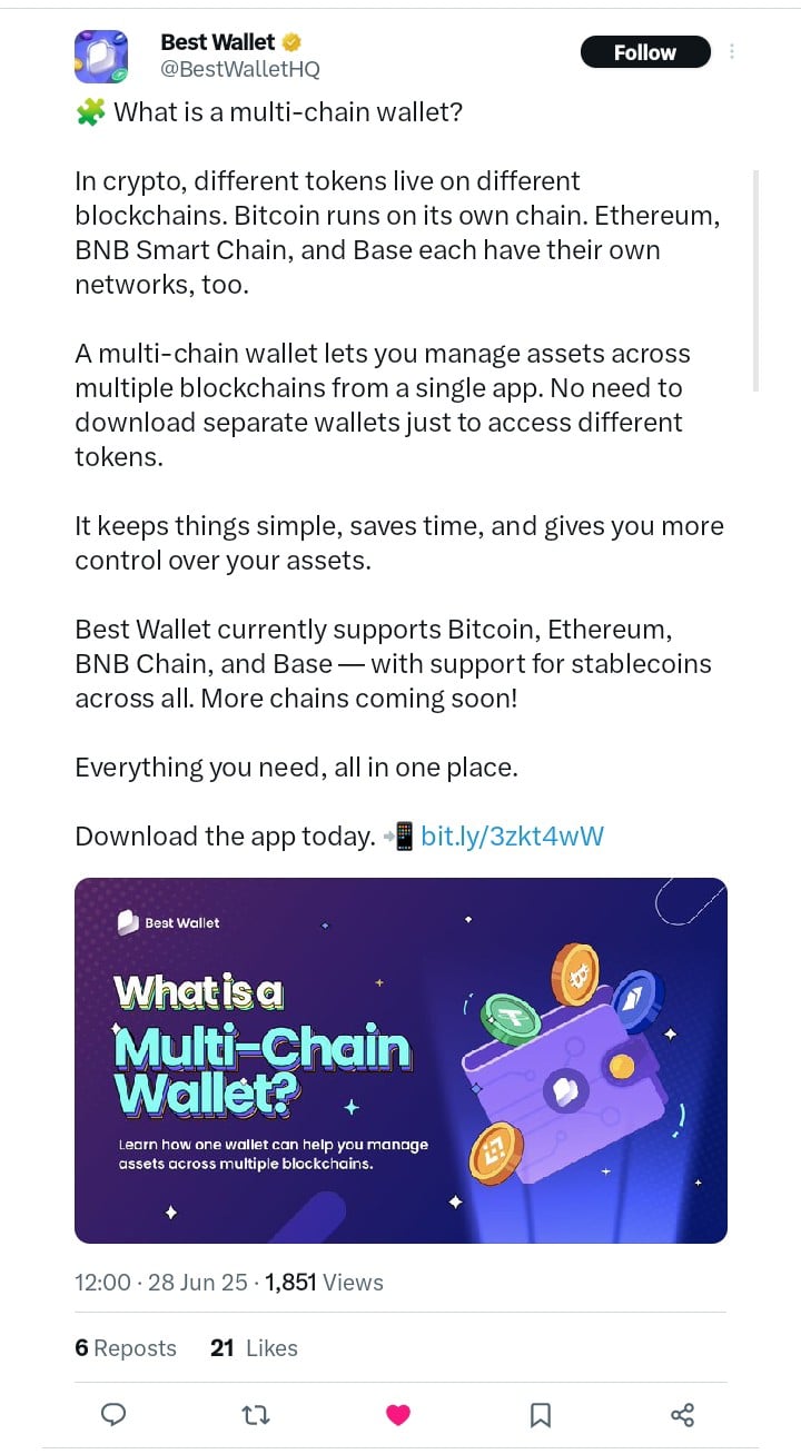 BEST WALLET TWEET