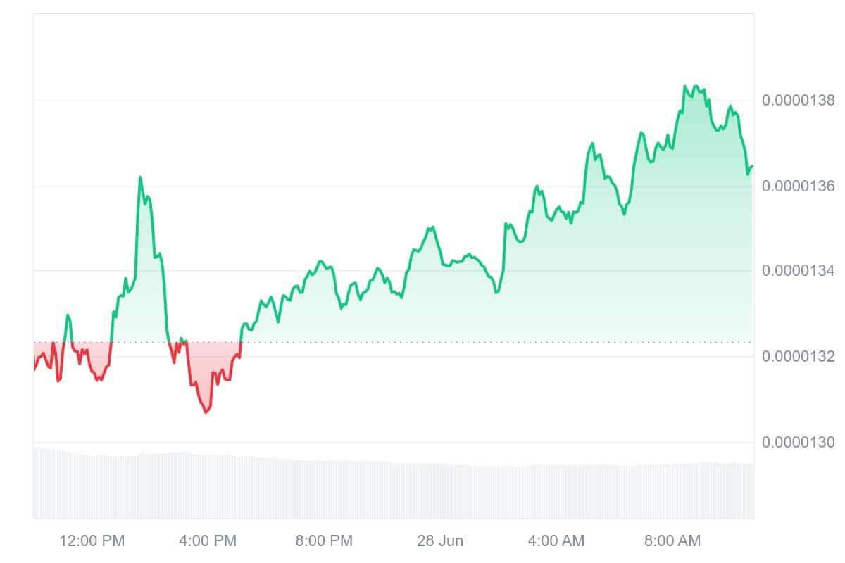 BONK Price Chart