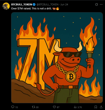 BTC Bull Token tweet