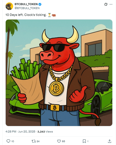 BTCBULL Tweet