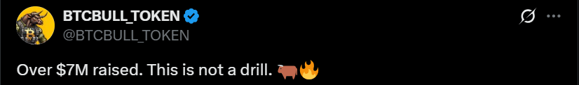 BTCBULL Tweet