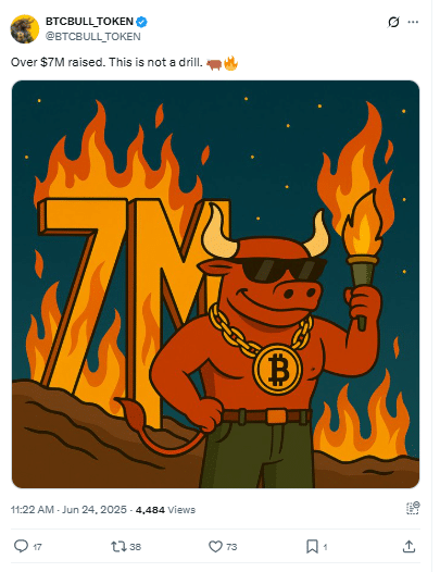 BTCBULL Tweet