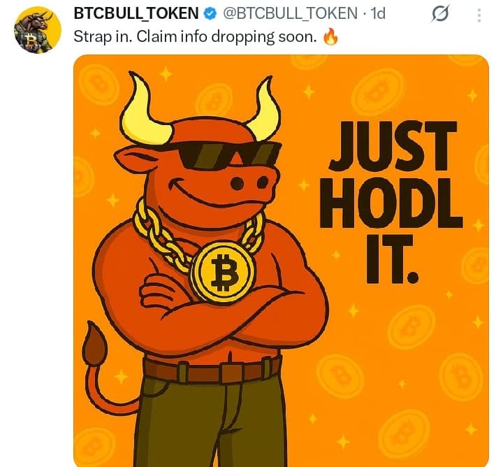 BTCBULL token tweet