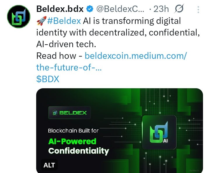 Beldex tweet