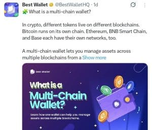 Best Wallet Token tweet