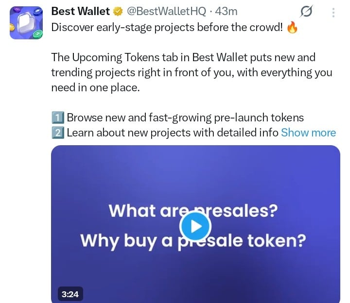 Best token tweet