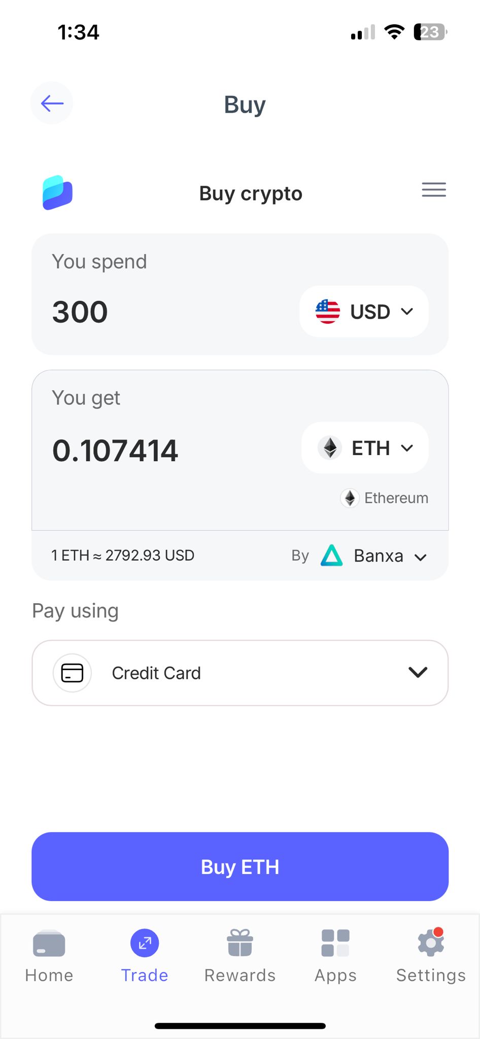 Best Wallet buy crypto