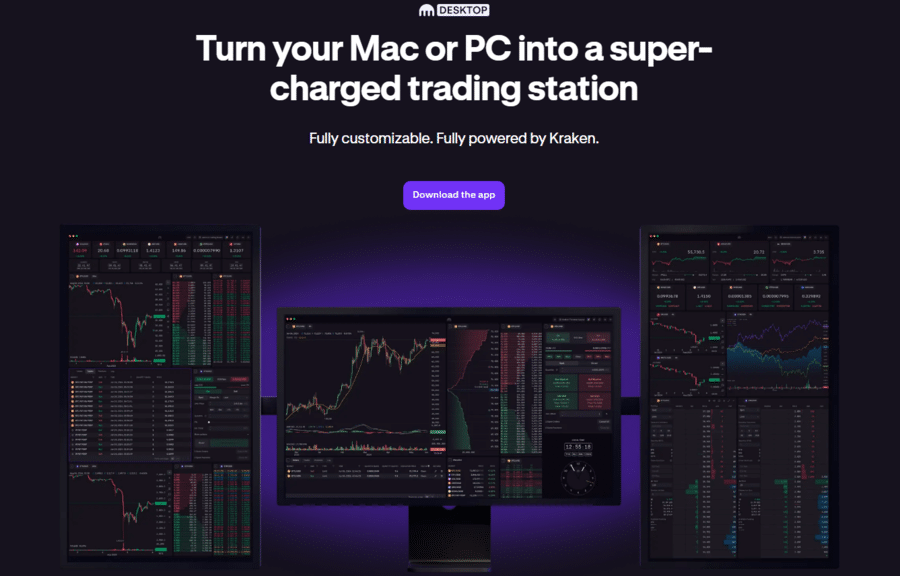 Overview of the Kraken Desktop platform that works on both Mac and PC