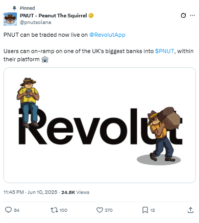 PNUT Tweet