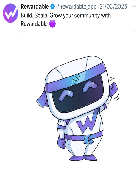 REWARDABLE Tweet
