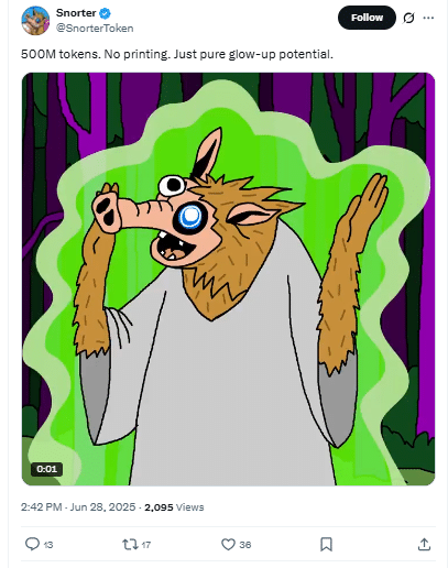 SNORT Tweet (