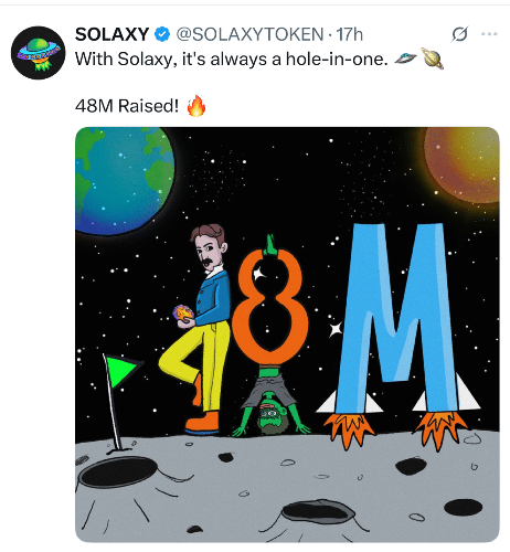SOLX Tweet