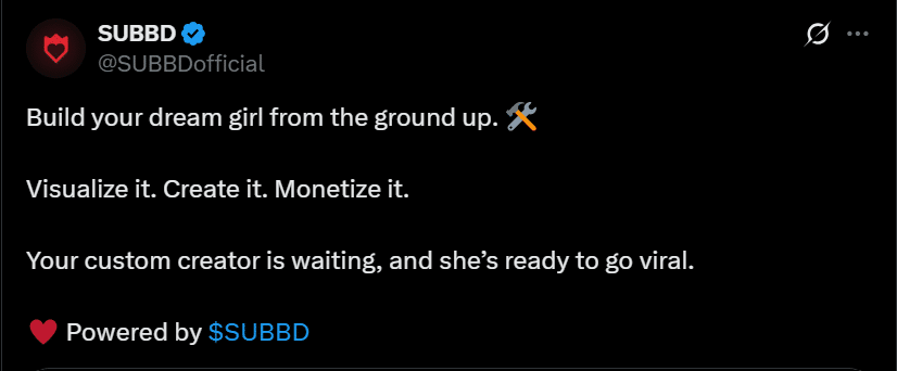 SUBBD Tweet