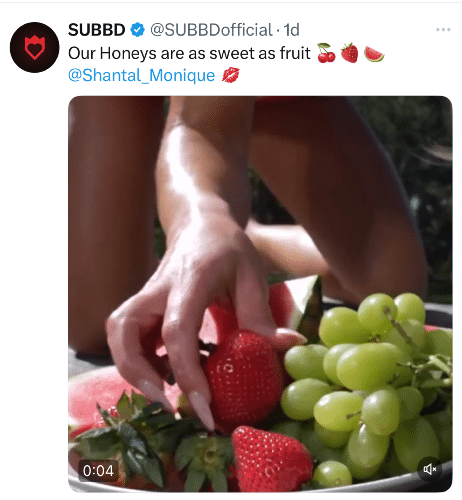 SUBBD Tweet