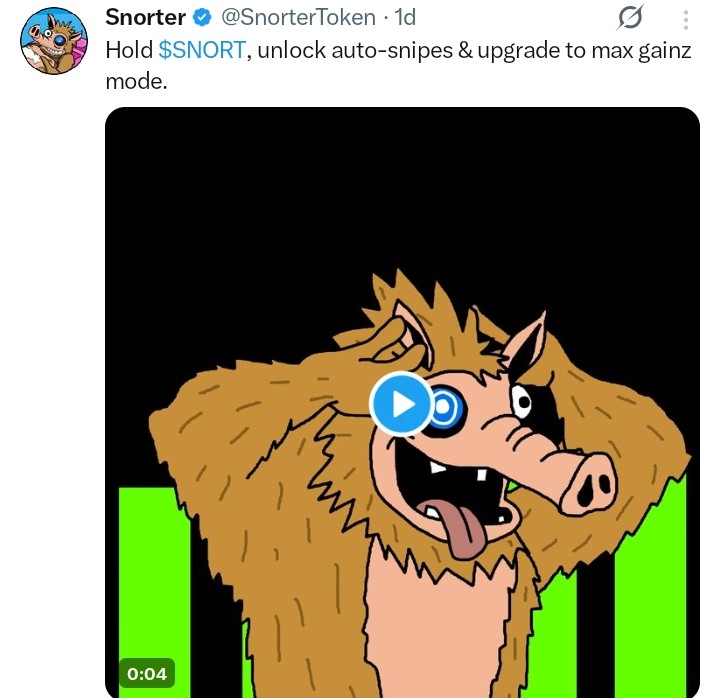 Snorter tweet