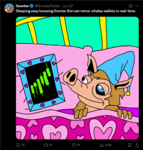 Snorter tweet