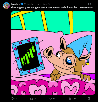 Snorter tweet