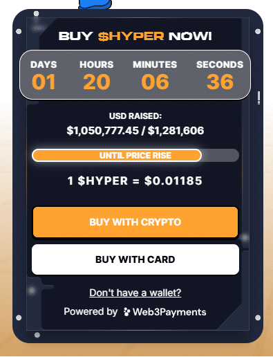 Bitcoin Hyper presale