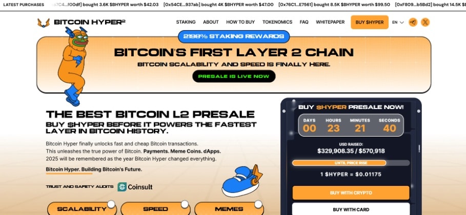 bitcoin hyper presale