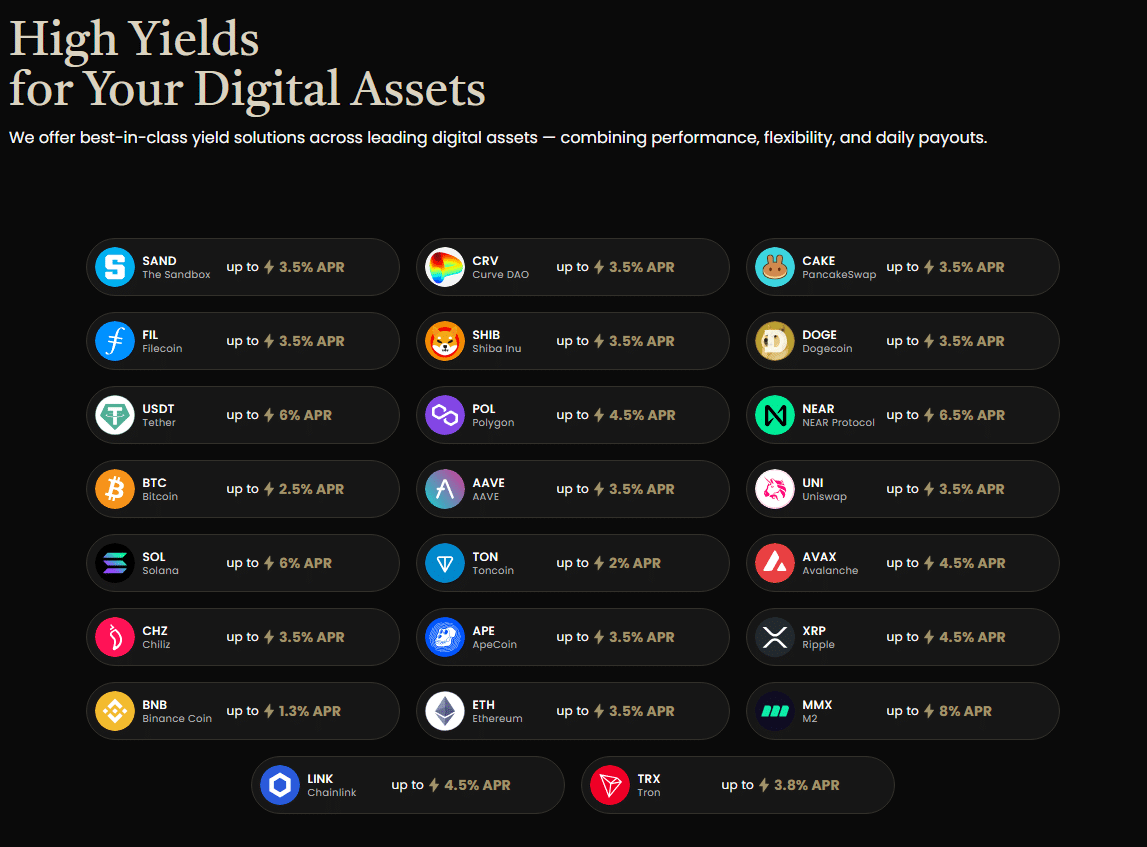 MMX staking