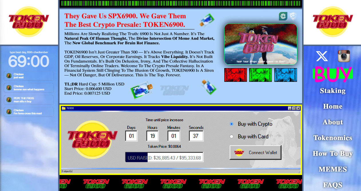Token6900 homepage