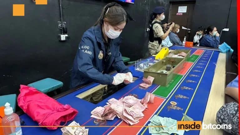 thai police bust casino