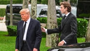 Donald and Barron Trump