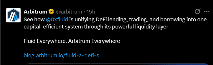 ARB Tweet